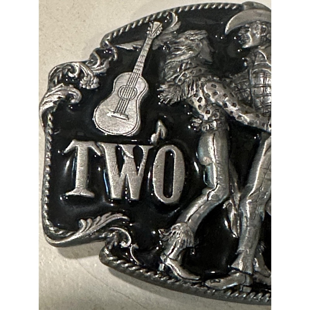 Siskiyou Western Belt Buckle Buckle Co N-7 Made in USA 1994 Enamel Limited - Picture 3 of 9